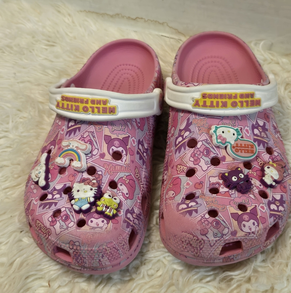 Hello Kitty  Crocs -Pink - Picture 5 of 16